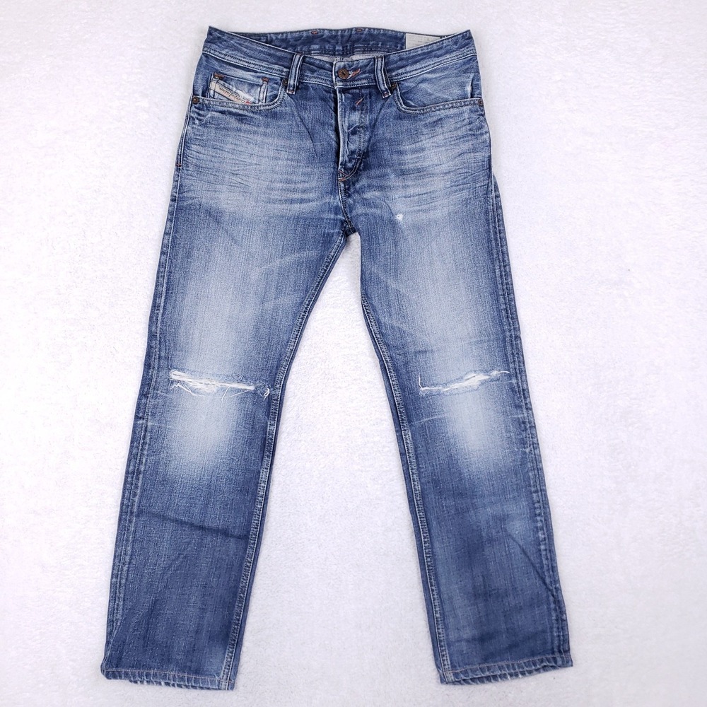 Diesel Waykee Regular-Straight‎ Distressed Jeans 28 Blue